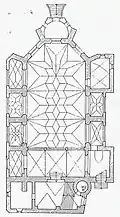 Půdorys kostela sv. Kateřiny