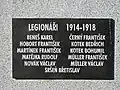 Detail pomníku legionářům