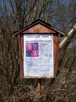 Přírodní park Velkopopovicko - informační tabule