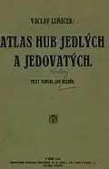 Předsádka knihy Václava Luňáčka - Atlas hub jedlých a jedovatých, vydaná v Praze 1908