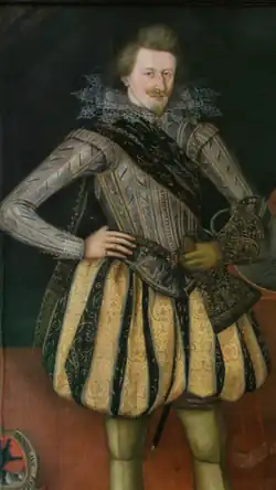 Portrét Přemyslava II. ze Žerotína, namalovaný v roce 1618