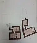 Půdorys sklepního prostoru domu