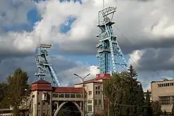 Těžní věže dolu Silesia