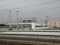 Staniční budova pohledem z nástupišť