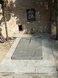 Hrob manželky Marie Moścické (1896-1979), roz. Dobrzańské, na varšavském hřbitově Stare Powązki.