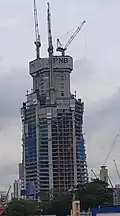 Výstavba mrakodrapu