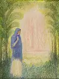 Richard Pollak-Karlin - Mystická scéna (Pramen poznání;Panna Maria v Egyptě) kol. 1910