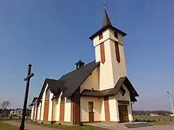 Kostel papeže Jana Pavla II v Jilovnici.