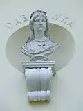 Busta Doubravky v paláci Ursynówů.