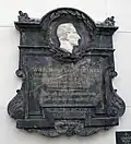 Jeho náhrobek ve Varšavě