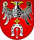 Okres Brzeziny – znak