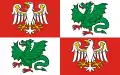 Okres Varšava západ – vlajka