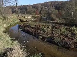 řeka Smědá ve střední části rezervace