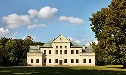 Zámek a park v Srebrzyszczicích
