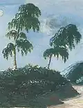 krajina s dvěma břízkami (1820)