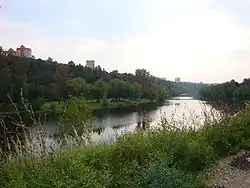Řeka ve městě Podolsk