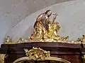 Socha sv. Máří Magdalény na zpovědnici v kapli Paláce šlechtičen