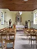 Interiér kaple