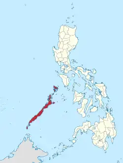 Lokace provincie Palawan