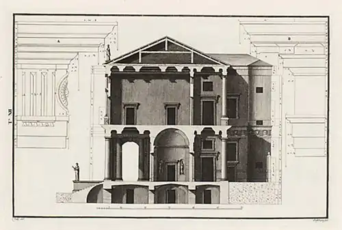 Průřez (Ottavio Bertotti Scamozzi, 1776)
