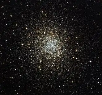 Hvězdokupa Palomar 2 na snímku Hubbleova vesmírného dalekohledu
