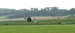 Votivní kaplička sv. Pavlíny (pohled ze silnice)
