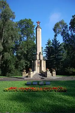 Památník Rudé armády, Čechovy sady, Olomouc (1945)