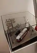 Model zatáčky, místa atentátu na R. Heydricha