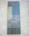 Památník synagogy zničené nacisty během druhé světové války