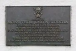 Pamětní deska Josefa Hloucha