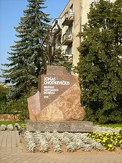 Památník zakladateli Janovi Chodkevičiusovi