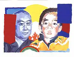 X–XI Panchen Lama, Claude-Max Lochu
