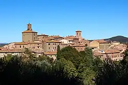 Panorama s hradem