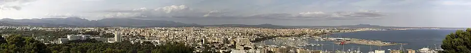 Panorama města Palma de Mallorca