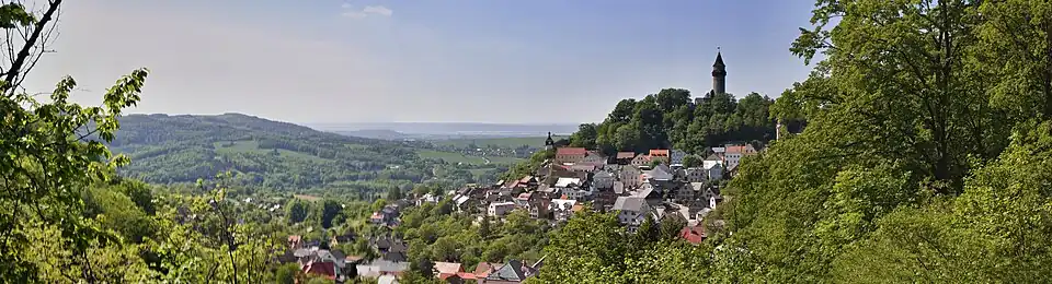 Panorama Štramberku s Trúbou