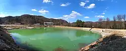 Panorama Horního Hodrusského tajchu
