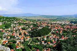 Letecký pohled na Livno