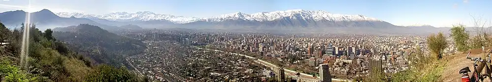Panorama Santiaga