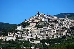 Panorama města Trevi