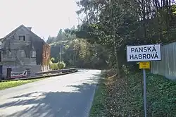začátek vesnice