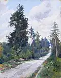 Lesní cesta v karlštejnských lesích[8]