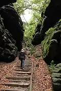 Turistická cesta na Papststein