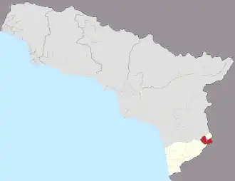 Papynyrchva / Saberio na mapě