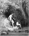 John Milton: Ztracený ráj – Eva a Adam (1866)