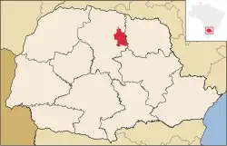 Londrina na mapě