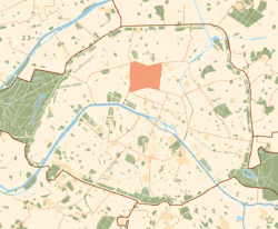 9. pařížský obvod (Opéra) na mapě