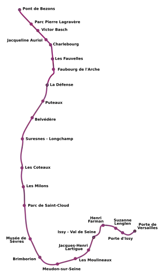 Geograficky přesná mapa dráhy