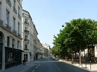 Severní pohled z Rue de Vaugirard