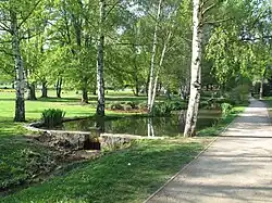 Park Podviní, jezírko