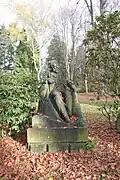 Park Smetanovy sady, socha Mikoláše Alše.JPG